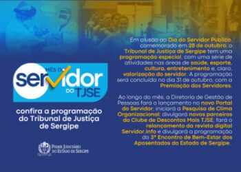 Mês do Servidor: confira a programação do Tribunal de Justiça de Sergipe